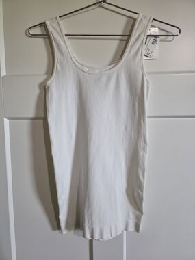Tees by Tina White Scoop-Neck Tank
